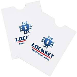 Additional Image 3 - a pair of white envelopes with blue and red logos