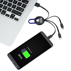 Additional Image 1 - a cell phone charging on a laptop