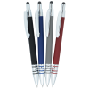 View Image 3 of 3 of Bristol Soft Touch Stylus Gel Metal Pen