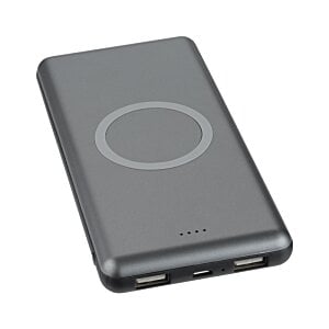 Additional Image 2 - a black cell phone with a circular design on it