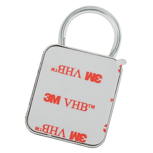 Additional Image 5 - a white padlock with red text