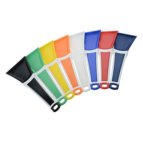 Additional Image 4 - a fan shaped fan with different colors