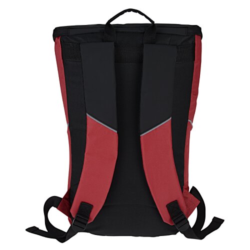 Additional Image 2 - a black and red backpack