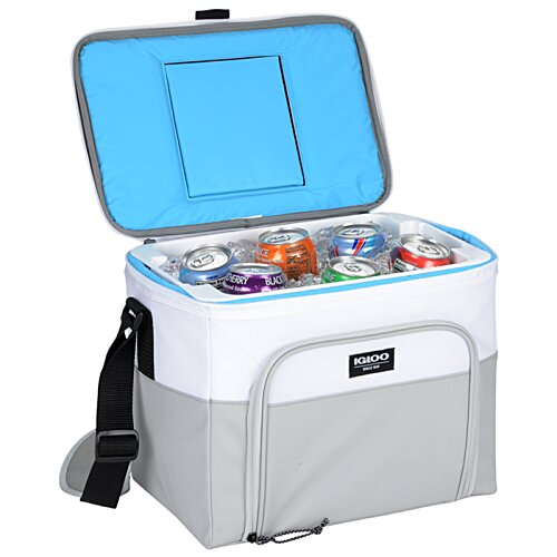 Additional Image 3 - a cooler with a blue lid