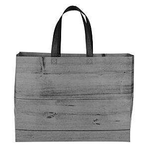 Additional Image 1 - a wooden bag with a black handle