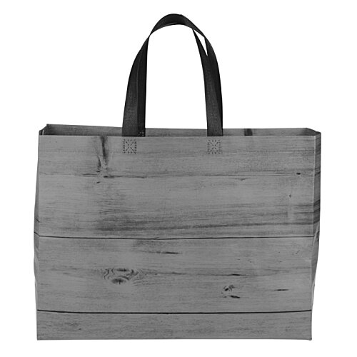 Additional Image 2 - a wooden bag with a black handle