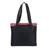 a black and red bag