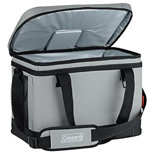 Additional Image 3 - a grey cooler bag with black straps