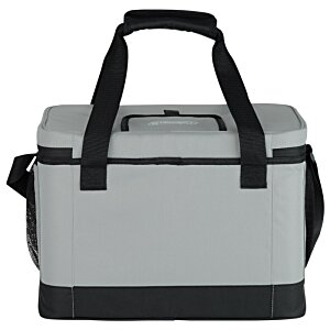 Additional Image 4 - a grey cooler bag with black handles