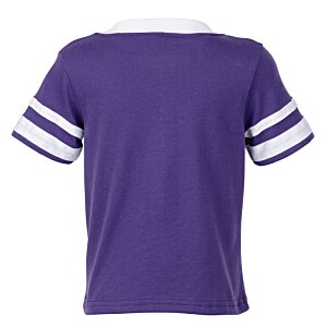 Additional Image 1 - a purple shirt with white stripes
