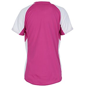 Additional Image 1 - a pink and white shirt