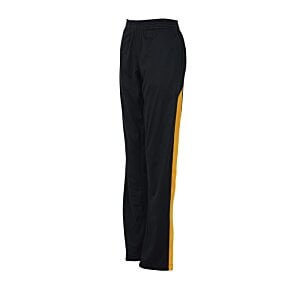 Additional Image 1 - a black pants with yellow stripe