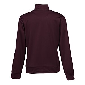 Additional Image 1 - a back view of a maroon sweater