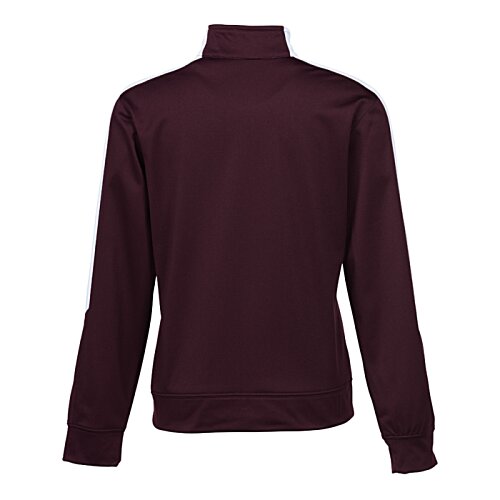 Additional Image 1 - a back view of a maroon sweater