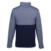 View Image 2 of 3 of 3D Regulate Ribbed Heather 1/4-Zip Pullover - Men's