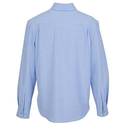 Additional Image 1 - a back of a blue shirt