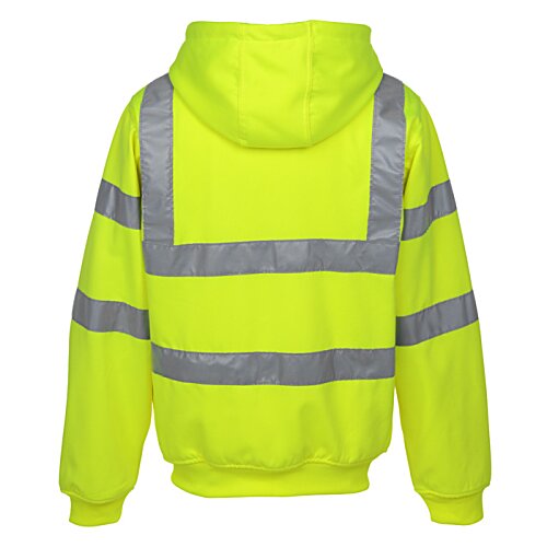 Additional Image 1 - a yellow jacket with grey stripes