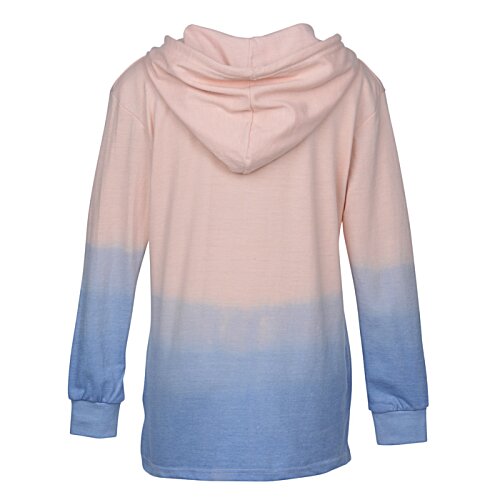 Additional Image 1 - a pink and blue hoodie