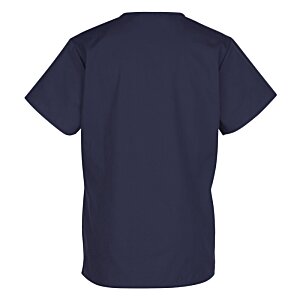 Additional Image 1 - a back of a blue shirt