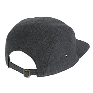 Additional Image 1 - a black hat with a strap