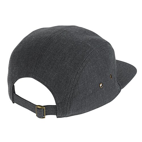 Additional Image 1 - a black hat with a strap