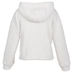 Additional Image 1 - a white hoodie with a hood