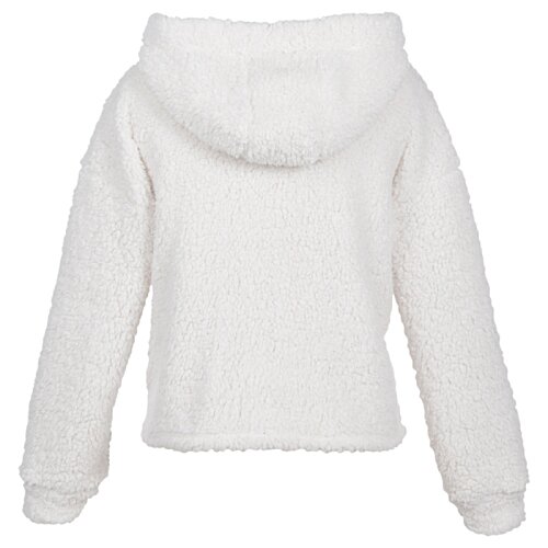 Additional Image 1 - a white hoodie with a hood