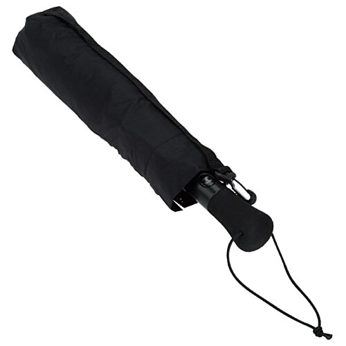 Additional Image 1 - a black umbrella with a handle
