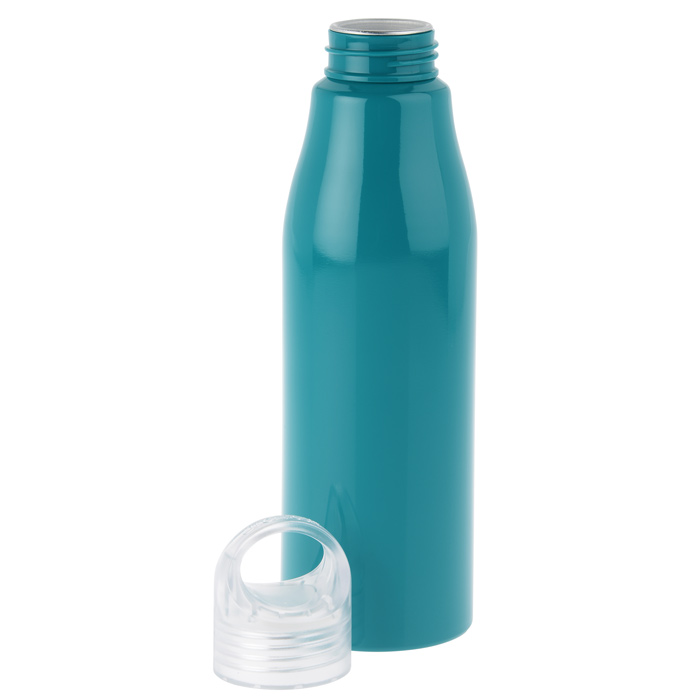 Printed Halcyon Frosted Glass Bottles with Screw-On Lid (20 Oz.)