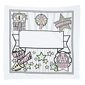 Additional Image 1 - a white square with a white border with a white space for text