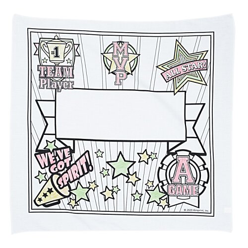 Additional Image 1 - a white square with a white border with a white space for text