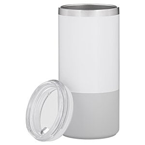 Additional Image 2 - a white and grey cylindrical container