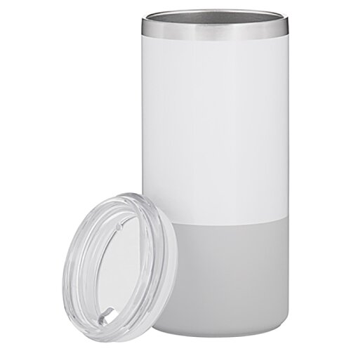 Additional Image 2 - a white and grey cylindrical container