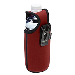 Additional Image 3 - a red water bottle with a white cap