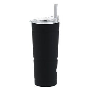 Additional Image 1 - a black cup with a straw