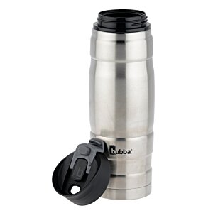 Additional Image 2 - a silver and black thermos