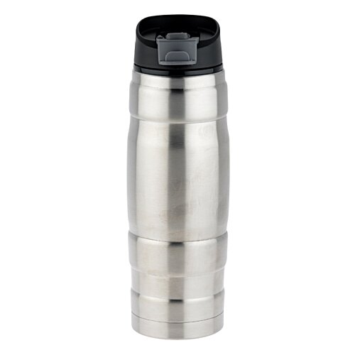 Additional Image 1 - a silver and black thermos