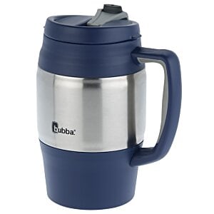 Additional Image 3 - a blue and silver thermos