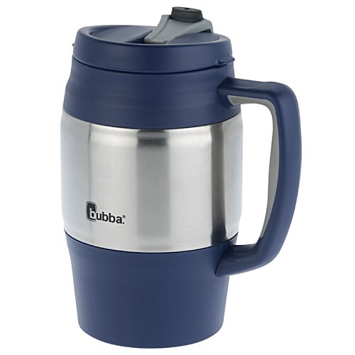 Additional Image 3 - a blue and silver thermos