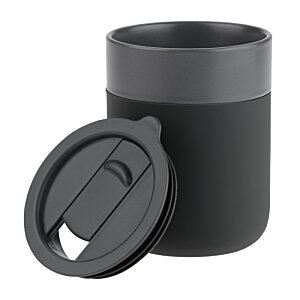 Additional Image 2 - a black cup with a lid