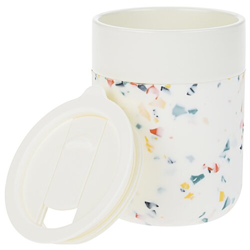 Additional Image 2 - a white cup with a lid