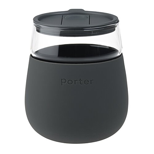 Additional Image 2 - a black glass with a black lid