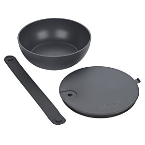 Additional Image 1 - a black bowl and a spatula