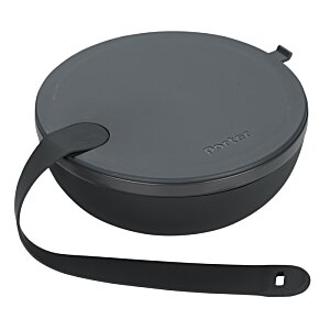 Additional Image 2 - a black round object with a strap