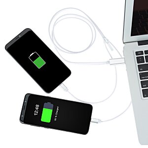 Additional Image 2 - a phone charging on a laptop