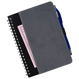 Additional Image 4 - a black and grey notebook