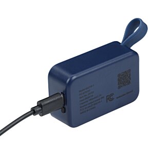Additional Image 6 - a blue rectangular object with a black cord