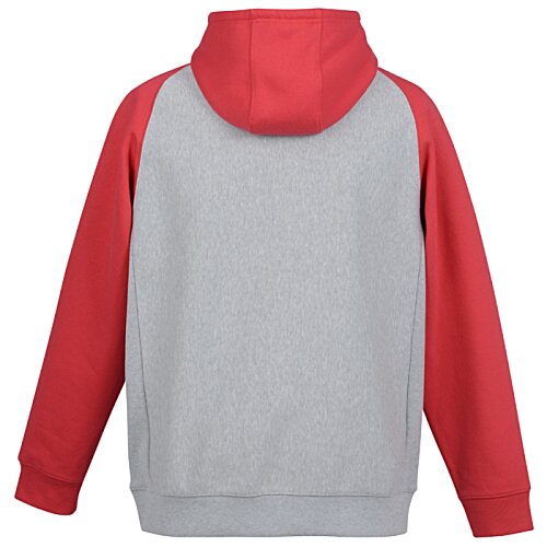 Additional Image 1 - a grey and red hoodie