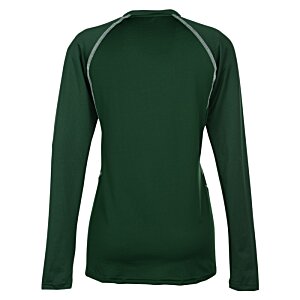 Additional Image 1 - a green long sleeved shirt