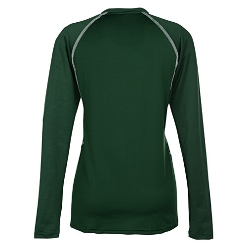 Additional Image 1 - a green long sleeved shirt